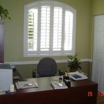 desk in an office