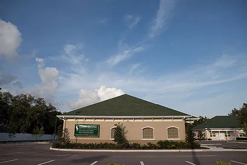 Exterior of the office building