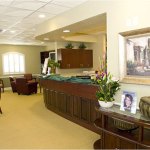Reception desk at {PRACTICE_NAME}