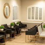 Lobby seating area side view